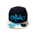 Pop-Up Mākeke - Route 99 Hawaii - Aloha Floral Snapback Hat - Blue