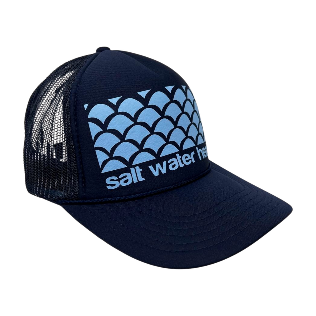 Salt Water Heals Trucker Hat - Navy Blue