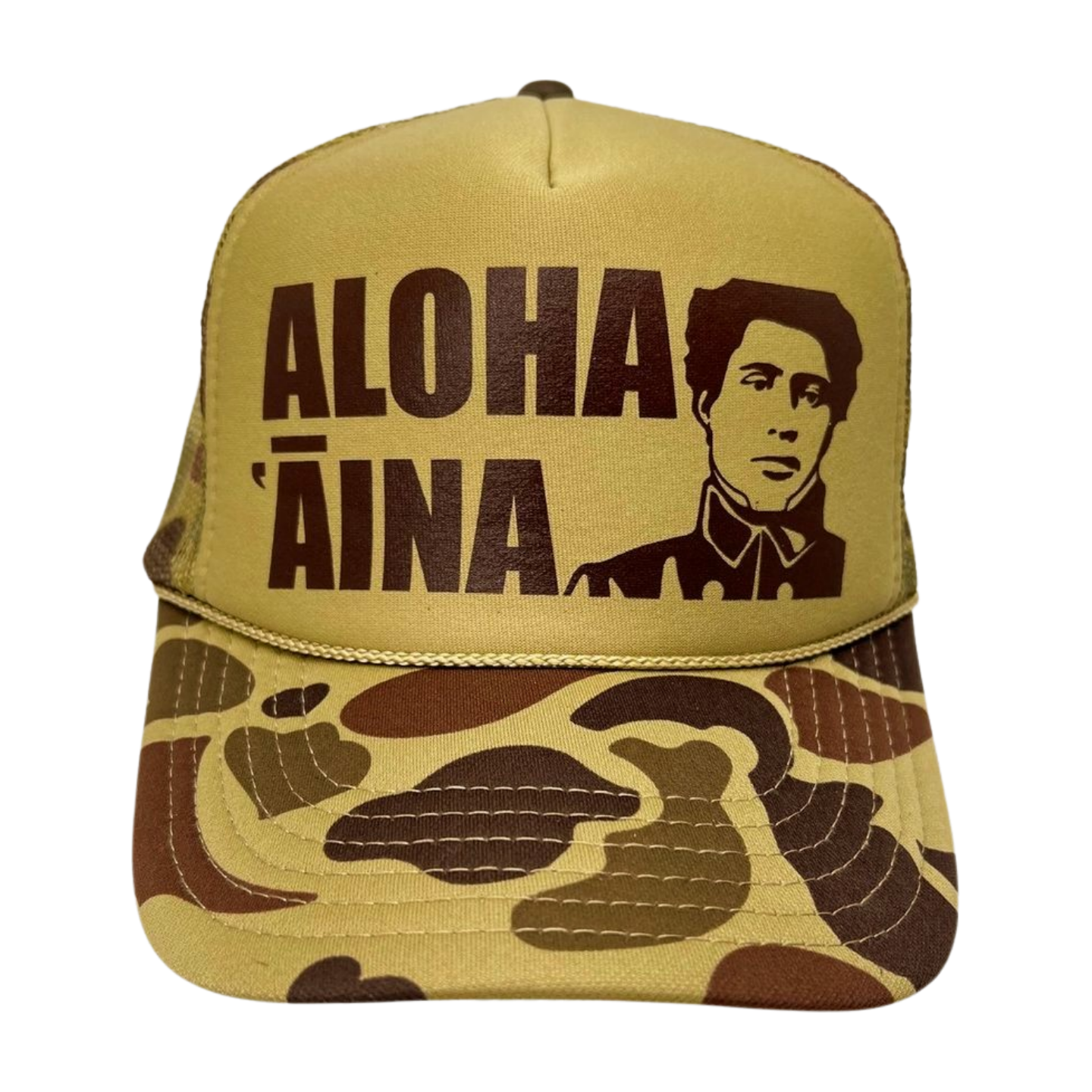 Aloha Aina Trucker Hat - Camouflage