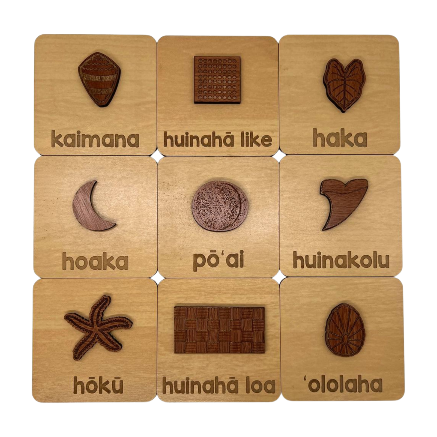 Nā Kinona (Shape Cards)