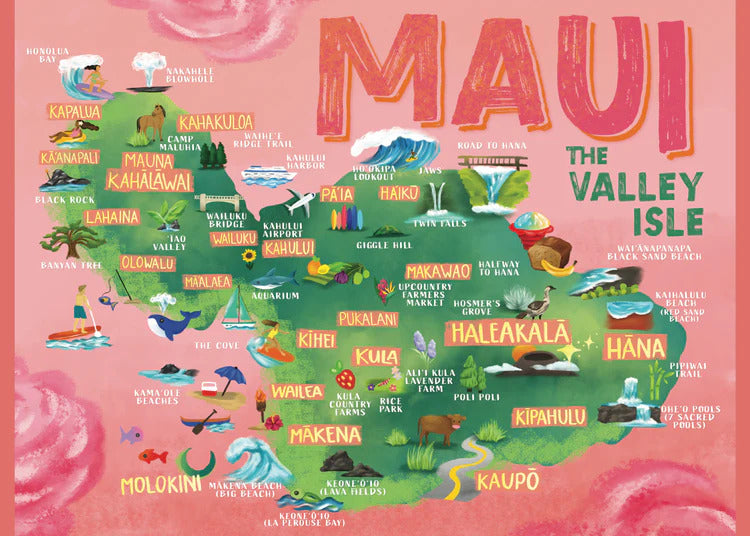 &quot;Maui&quot; 48-Piece Postcard Puzzle