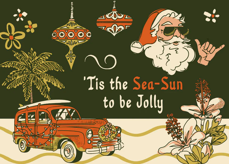 &quot;Tis the Sea-Sun&quot; 48-Piece Postcard Puzzle