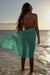 Pop-Up Mākeke - Tag Aloha - Kalo Pareo in Teal - Back View