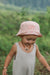 Pop-Up Mākeke - Tag Aloha - Keiki Reversible Bucket Hat - Anthurium - Solid Side