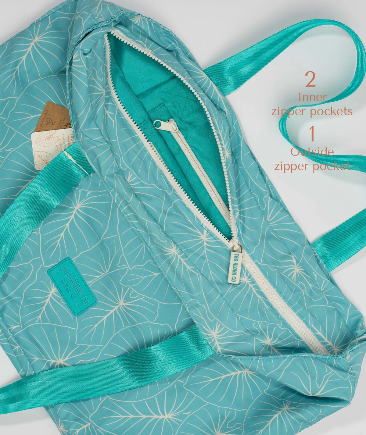 Weatherproof Everyday Bag - Teal Kalo