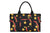 Pop-Up Mākeke - The Keiki Department - Black Pua Liilii Holoholo Tote Bag - Back View