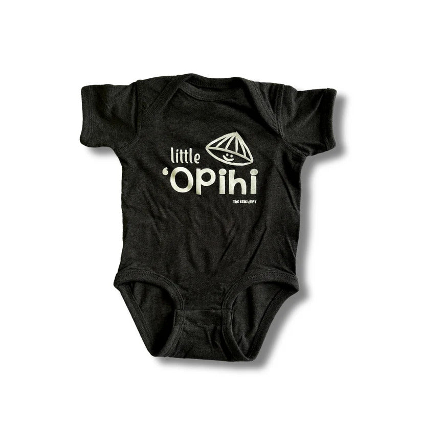 Pop-Up Mākeke - The Keiki Department - Little Opihi Onesie - Front View