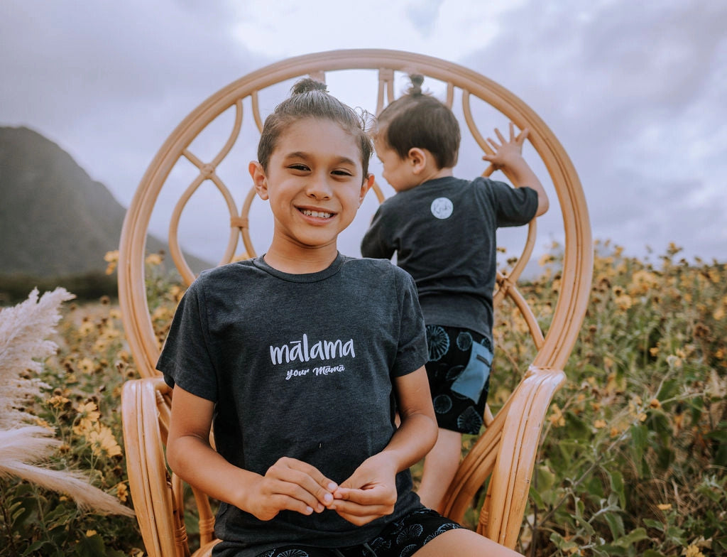 Mālama Your Māmā T-Shirt - Vintage Navy