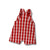 Palaka Baby Overalls - Red