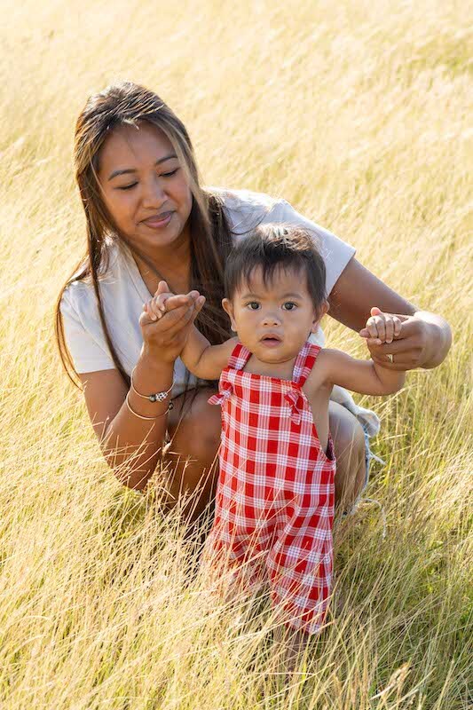 Palaka Baby Overalls - Red