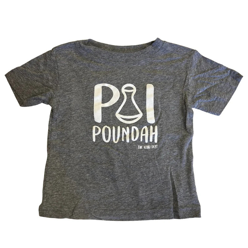 Pop-Up Mākeke - The Keiki Department - Poi Poundah T-Shirt - Front View