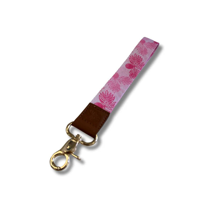 Wristlet Keychain - Maui Pink Ulu o Lele