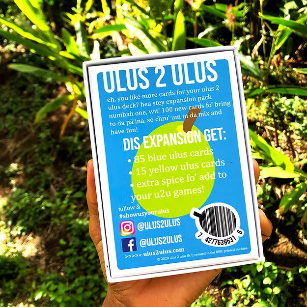 Pop-Up Mākeke - Ulus to Ulus Local Card Game Expansion Pack - Back View