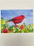 Apapane Bird Greeting Card