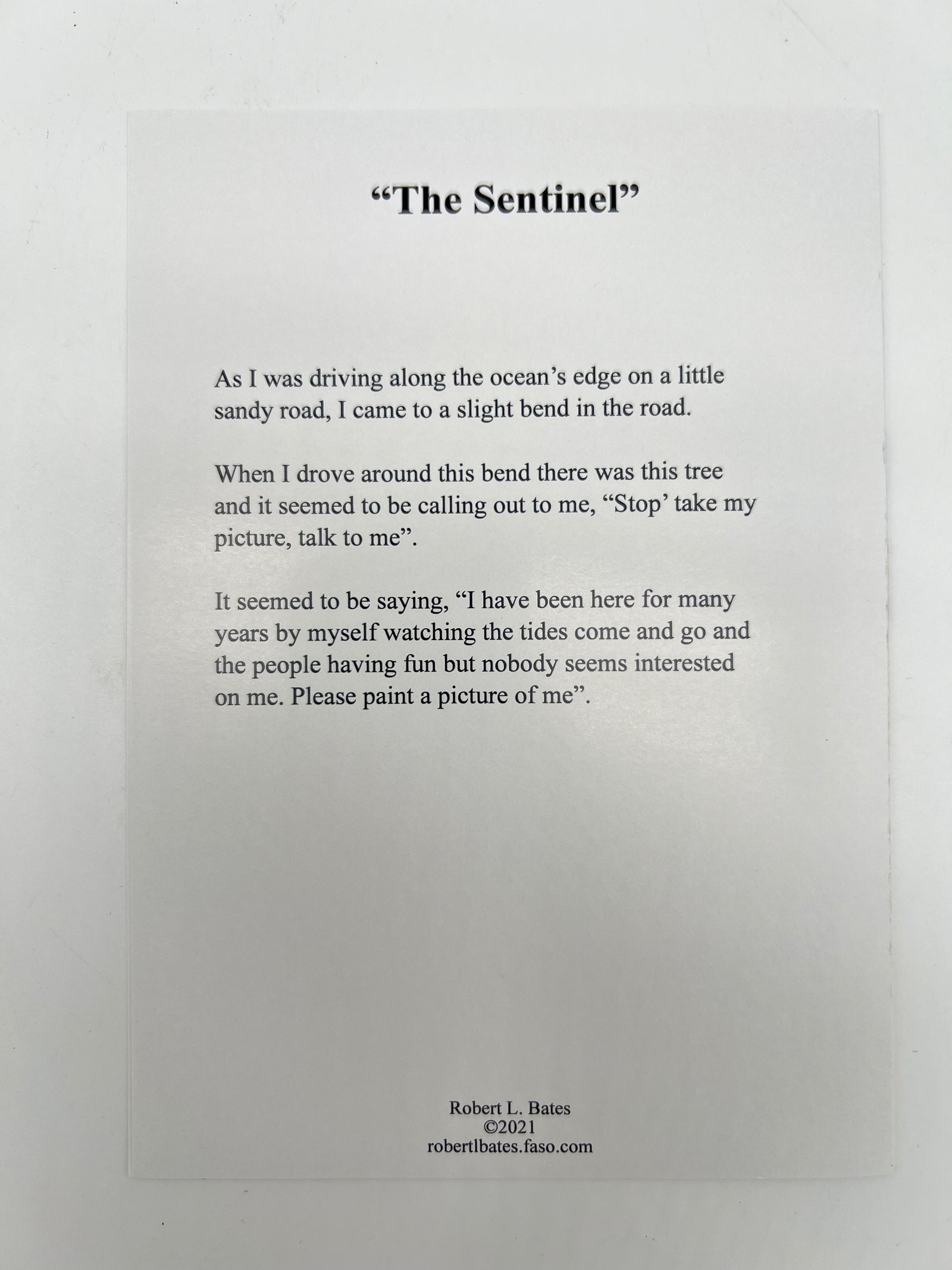 Sentinel Tree Greeting Card