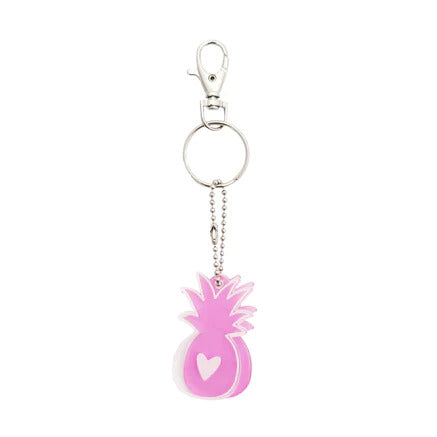 Pop-Up Mākeke - Workshop 28 HI - Pineapple Love Acrylic Keychain - Taffy