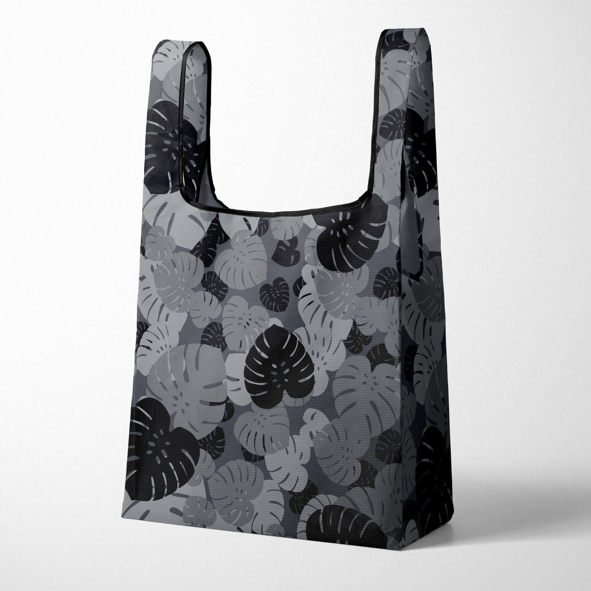 Pop-Up Mākeke - Workshop 28 Hi - Reusable Tote Bag - Monstera Camo