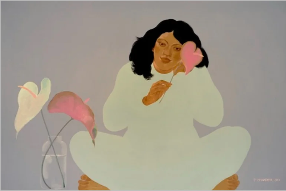 Mele Kalikimaka 1982 16x20 - Pegge Hopper