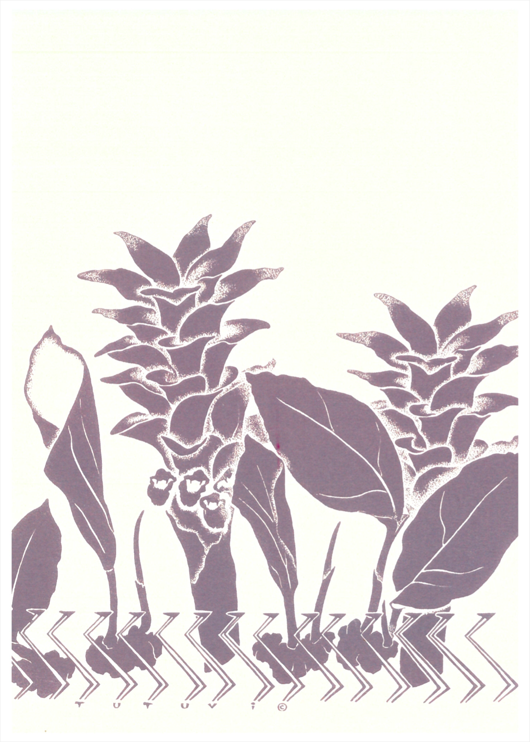 Tutuvi ʻŌlena Note Card 5" x 7"