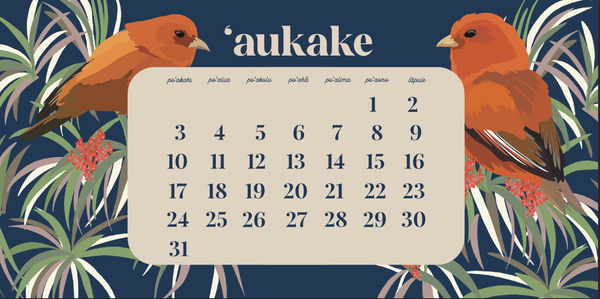 Makahiki Desk Calendar