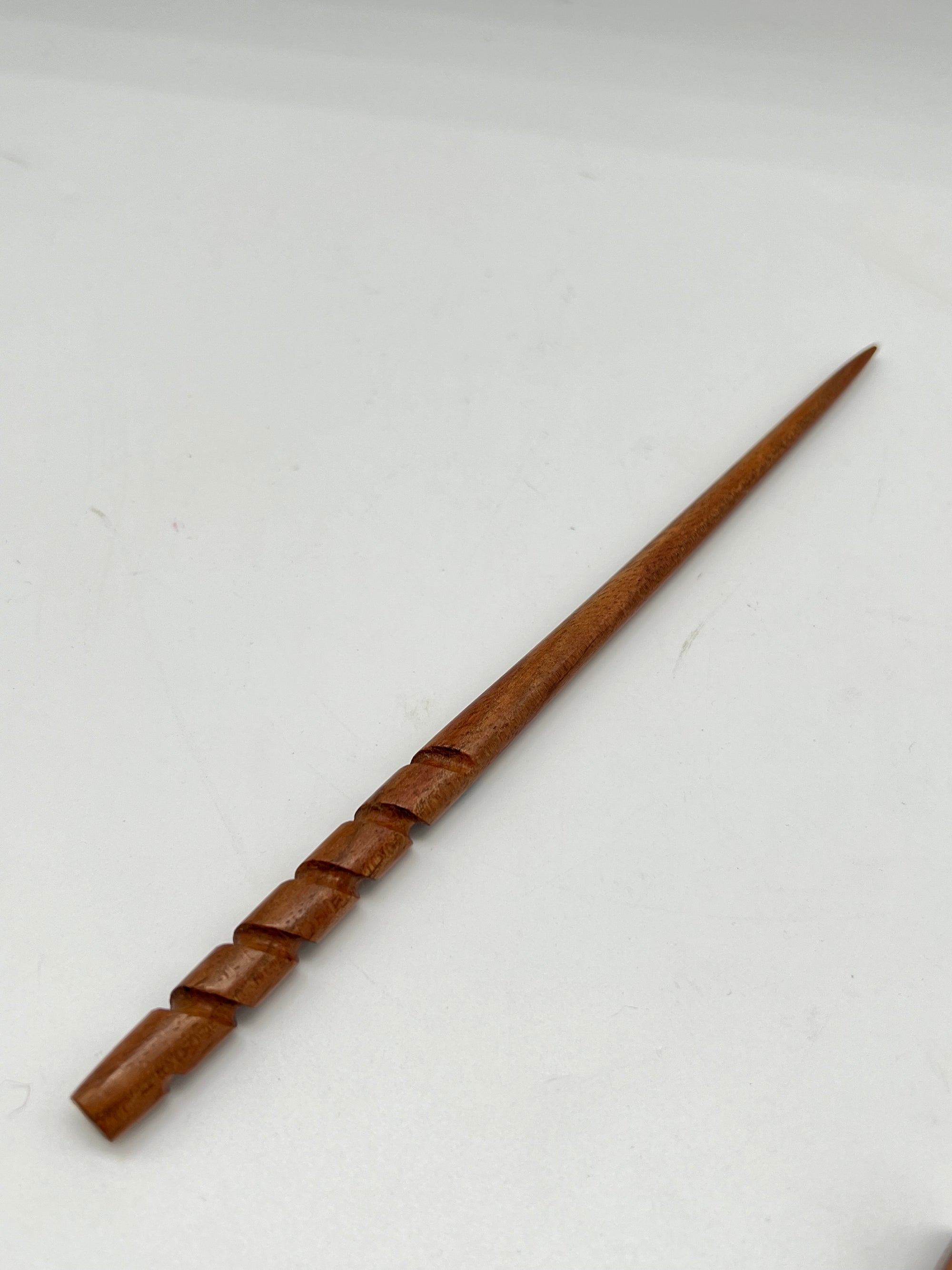 Single Koa Wood Hairpick