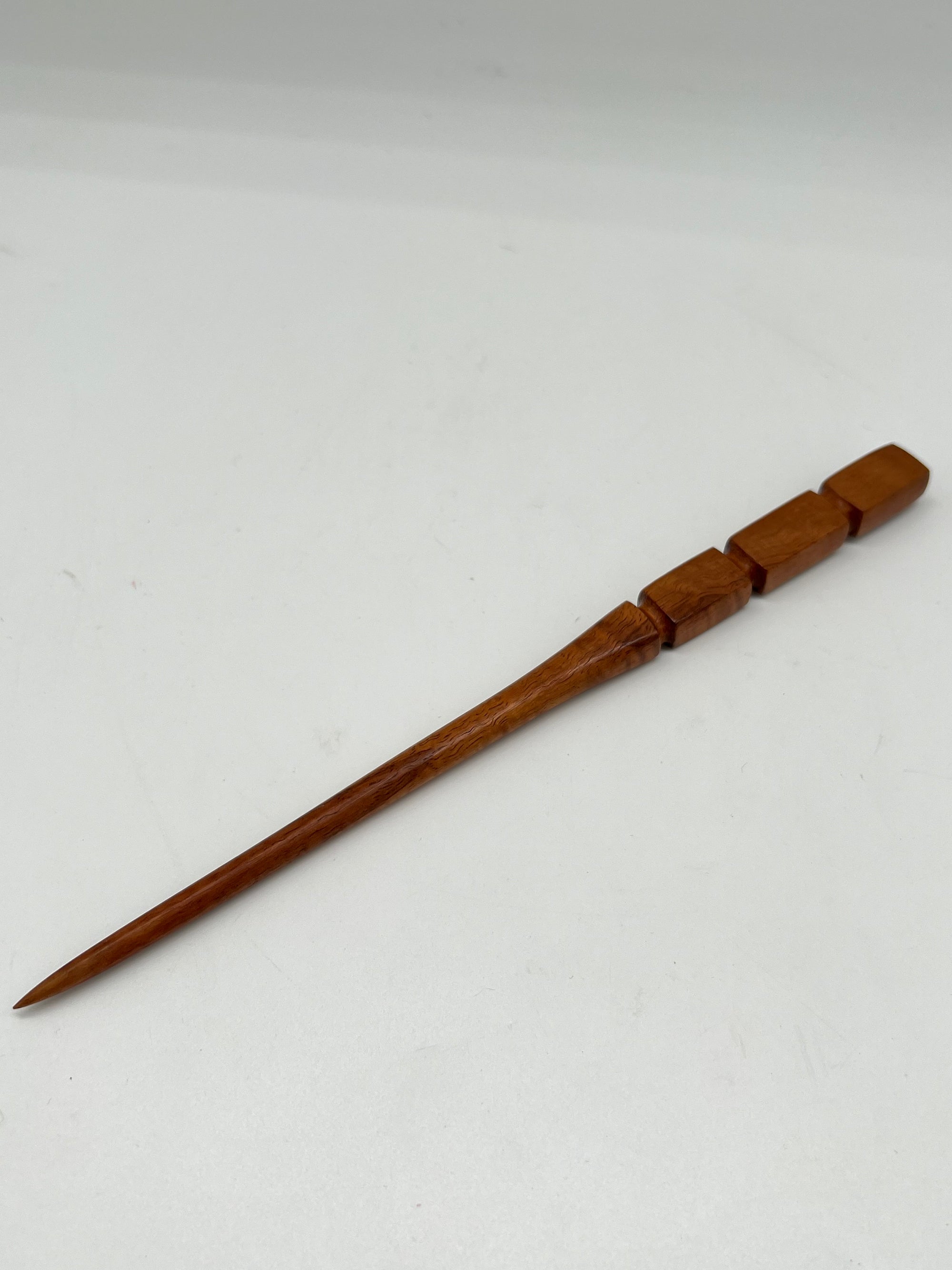 Single Koa Wood Hairpick