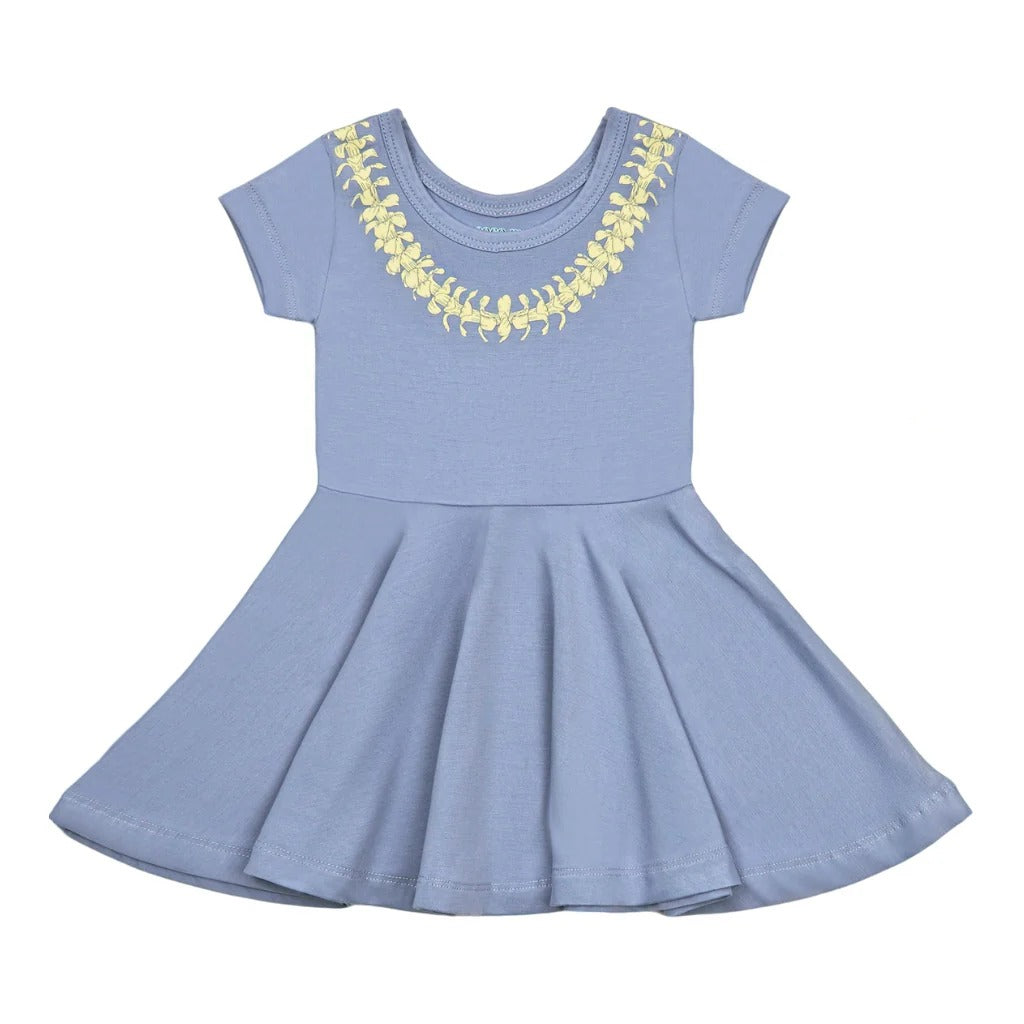 Lei Pua Kenikeni Bamboo T-Shirt Dress