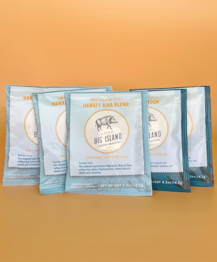 Single Serve Hawaii Aina Blend | 100% Kona Coffee - Medium Roast