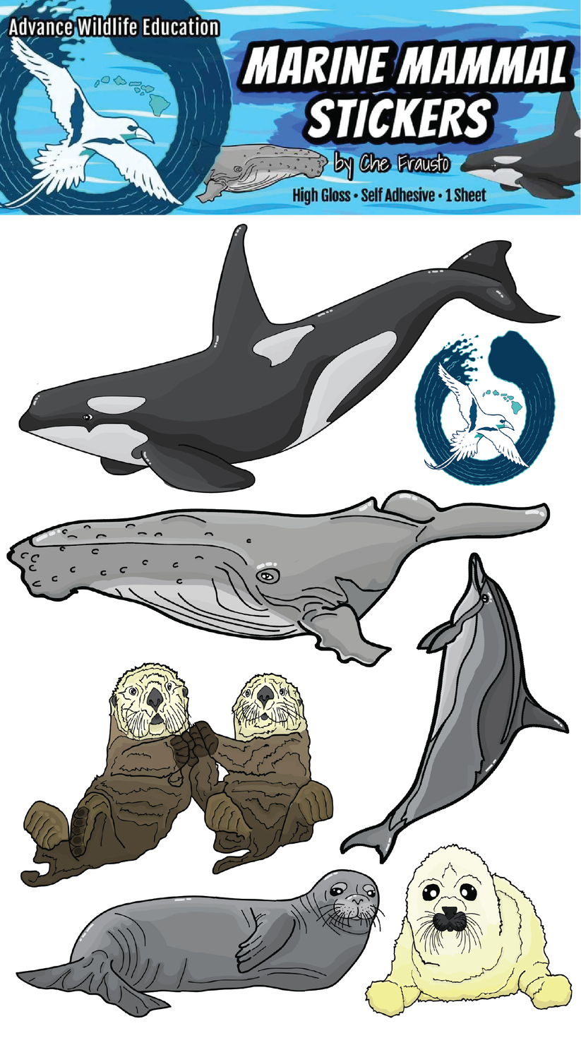 Marine Mammals Sticker Sheet