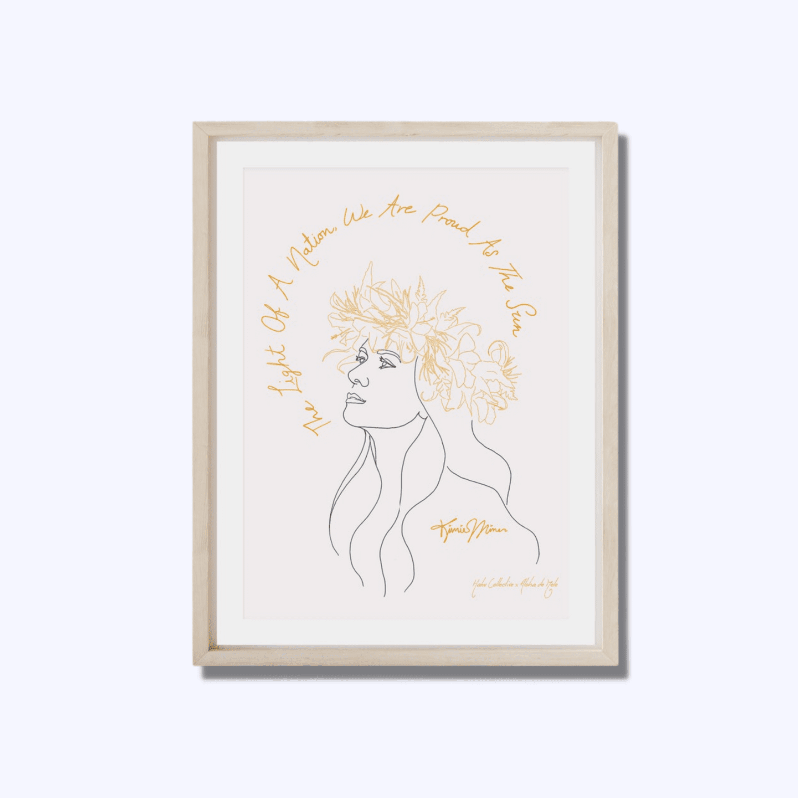 Nā Leo Wahine - Kimié Miner Print