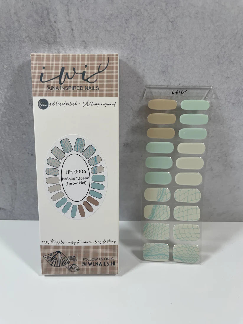 Gel Nail Strips - Holoholo Colletion: Hoʻolei ʻUpena