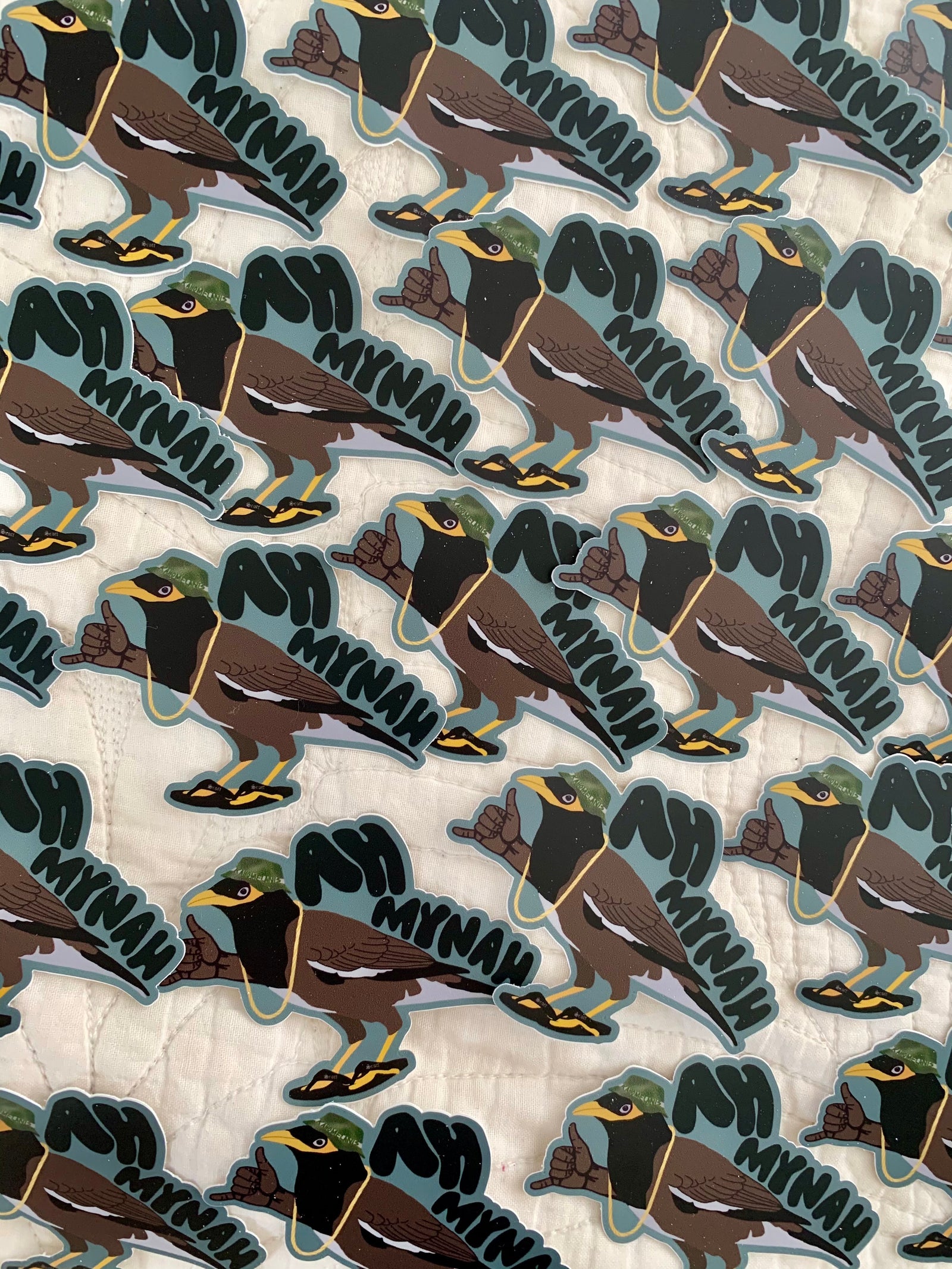 Ah Mynah Sticker