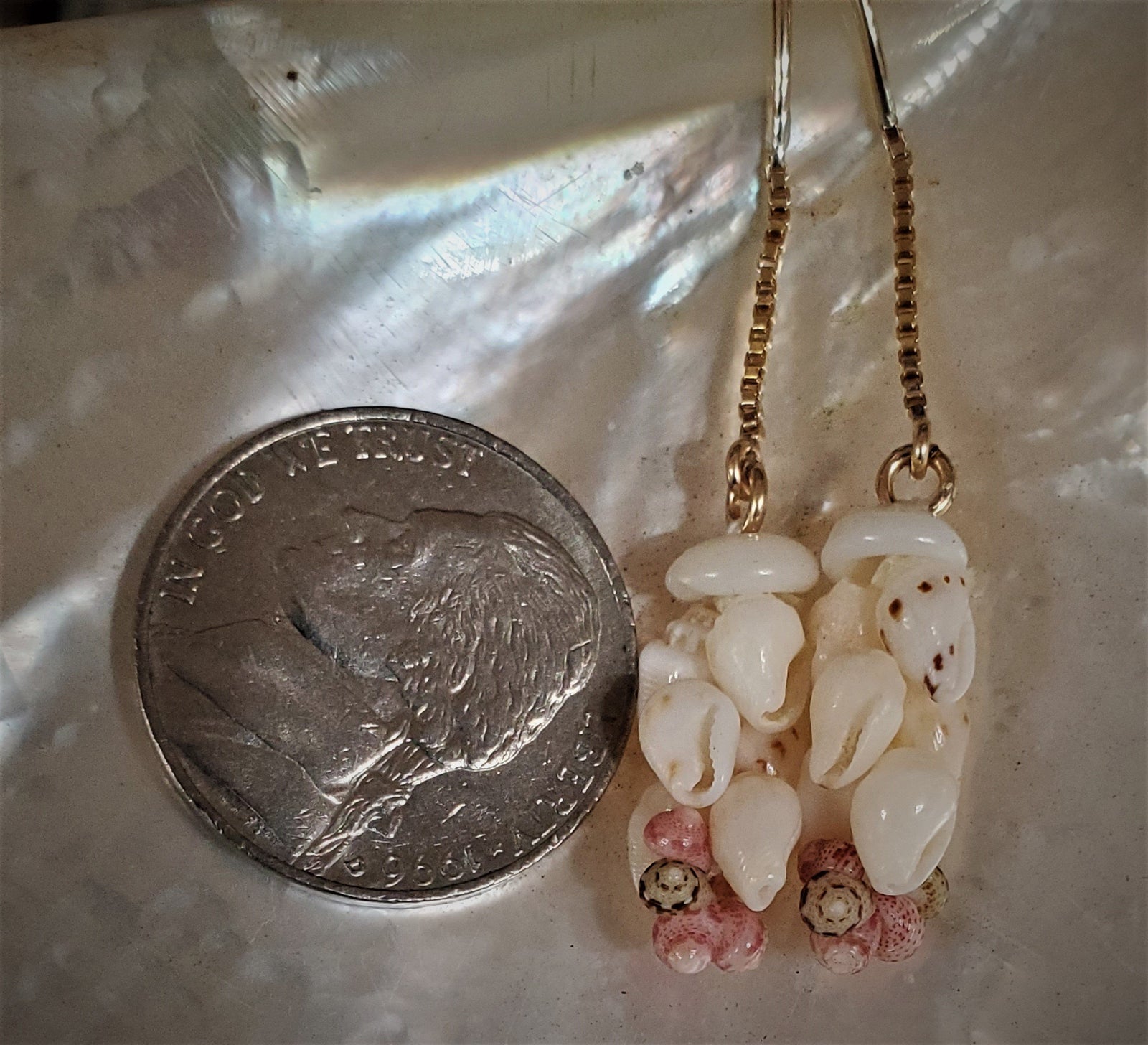 Kipona Earring with 14K GF chain