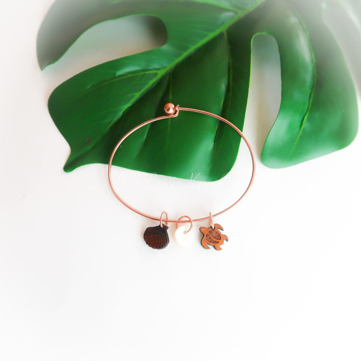 Koa Charms Bracelet, rose gold