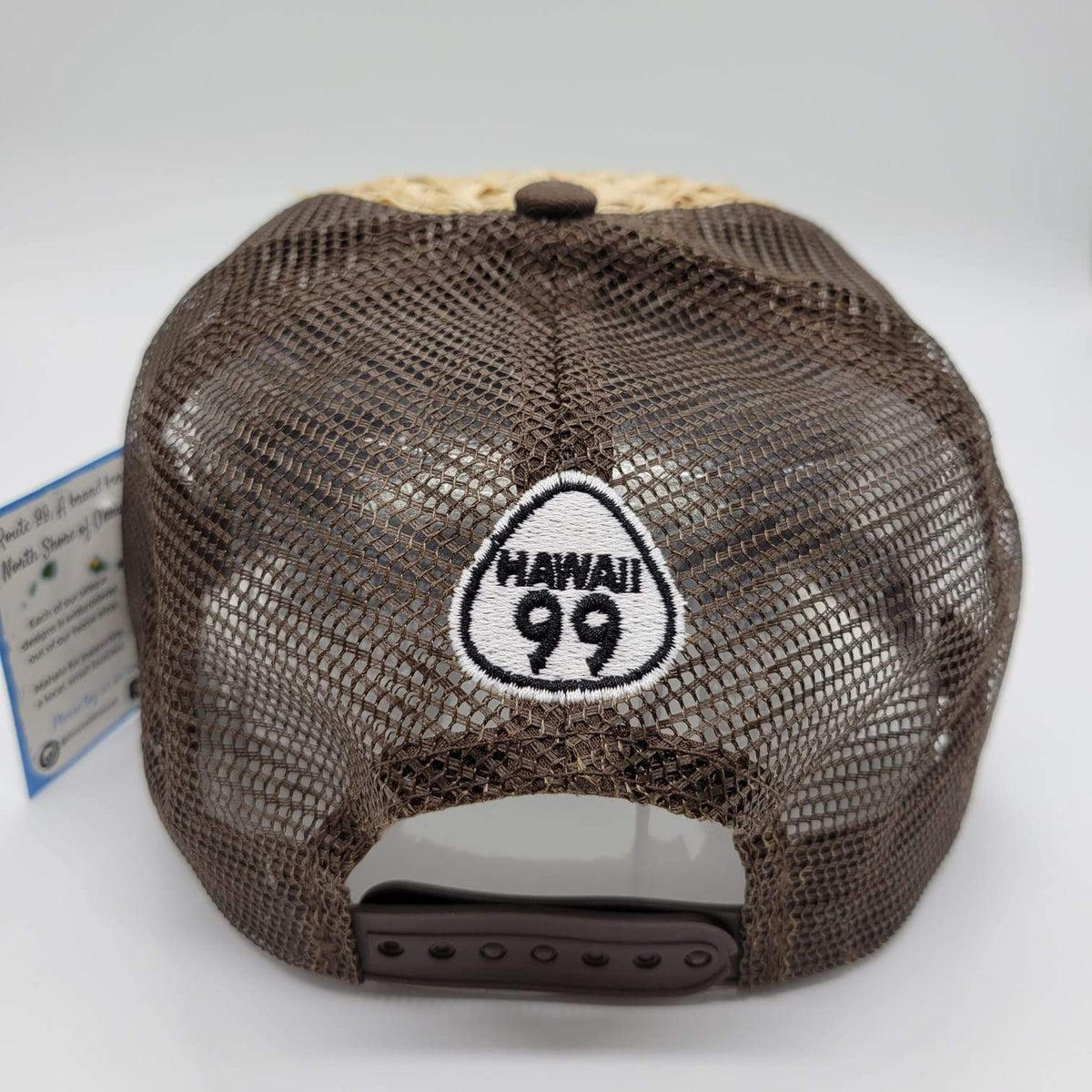 Lauhala Hat with Hibiscus with islands