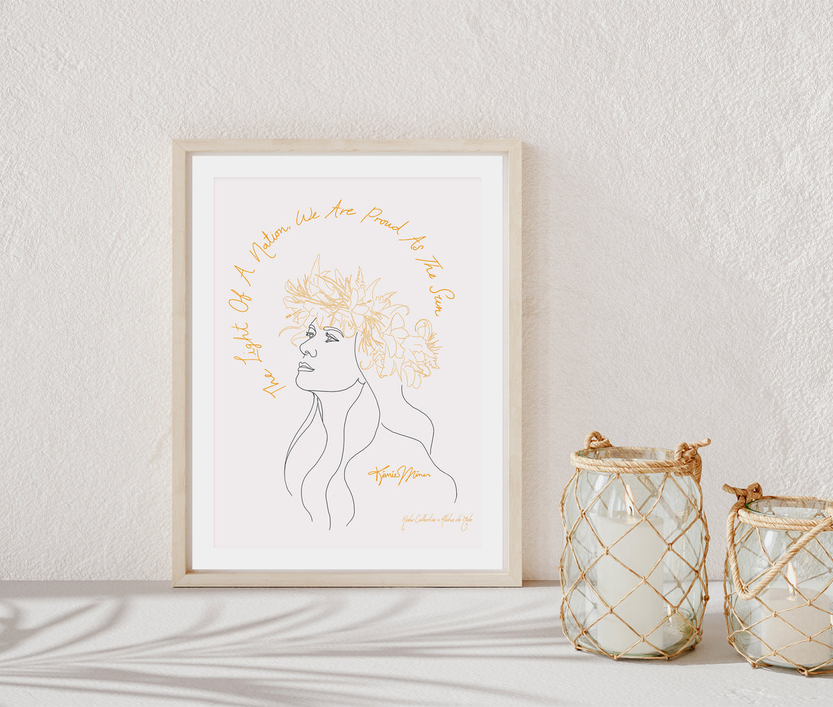 Nā Leo Wahine - Kimié Miner Print