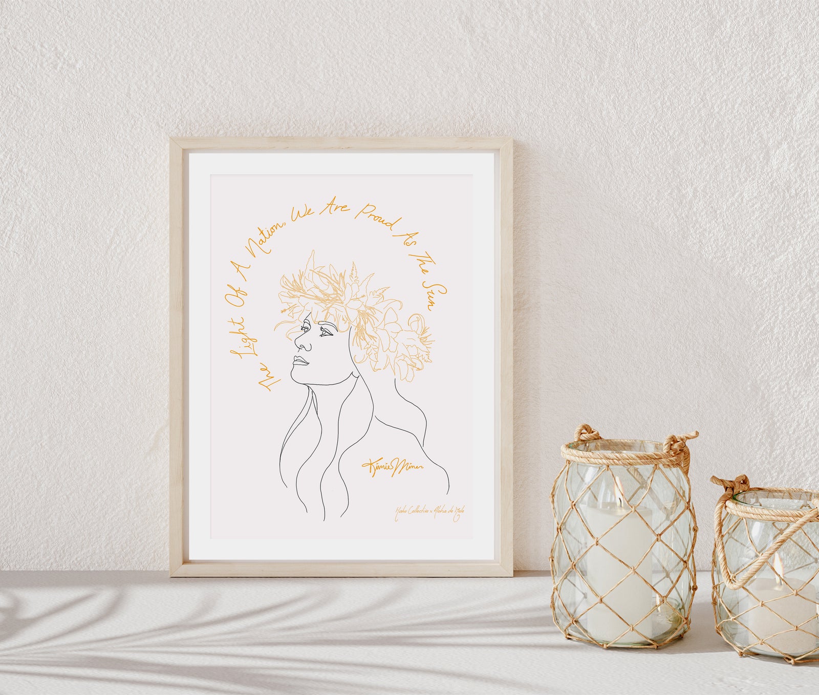 Nā Leo Wahine - Kimié Miner Print