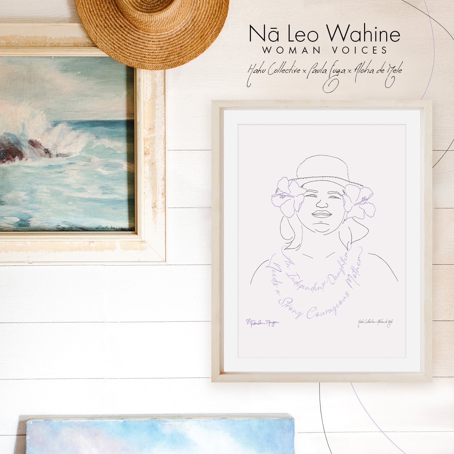 Nā Leo Wahine - Paula Fuga Print