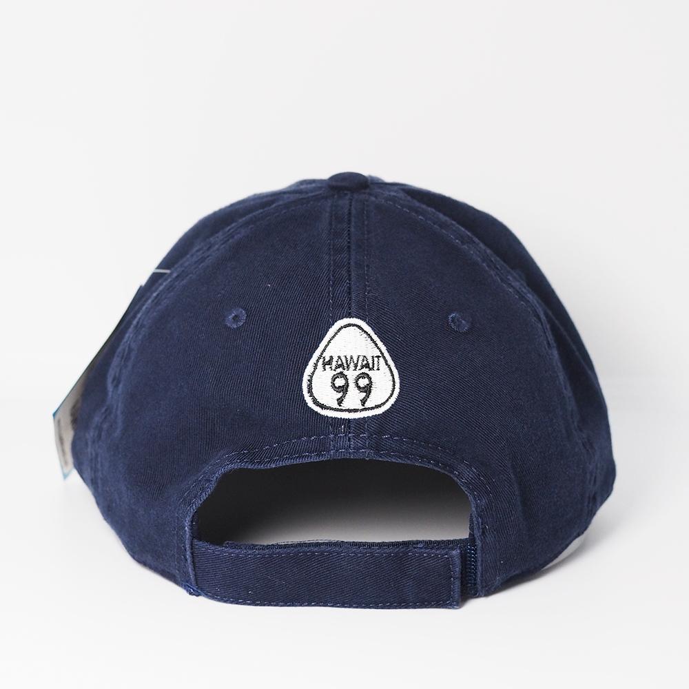Navy Dad Cap with Wave Icon