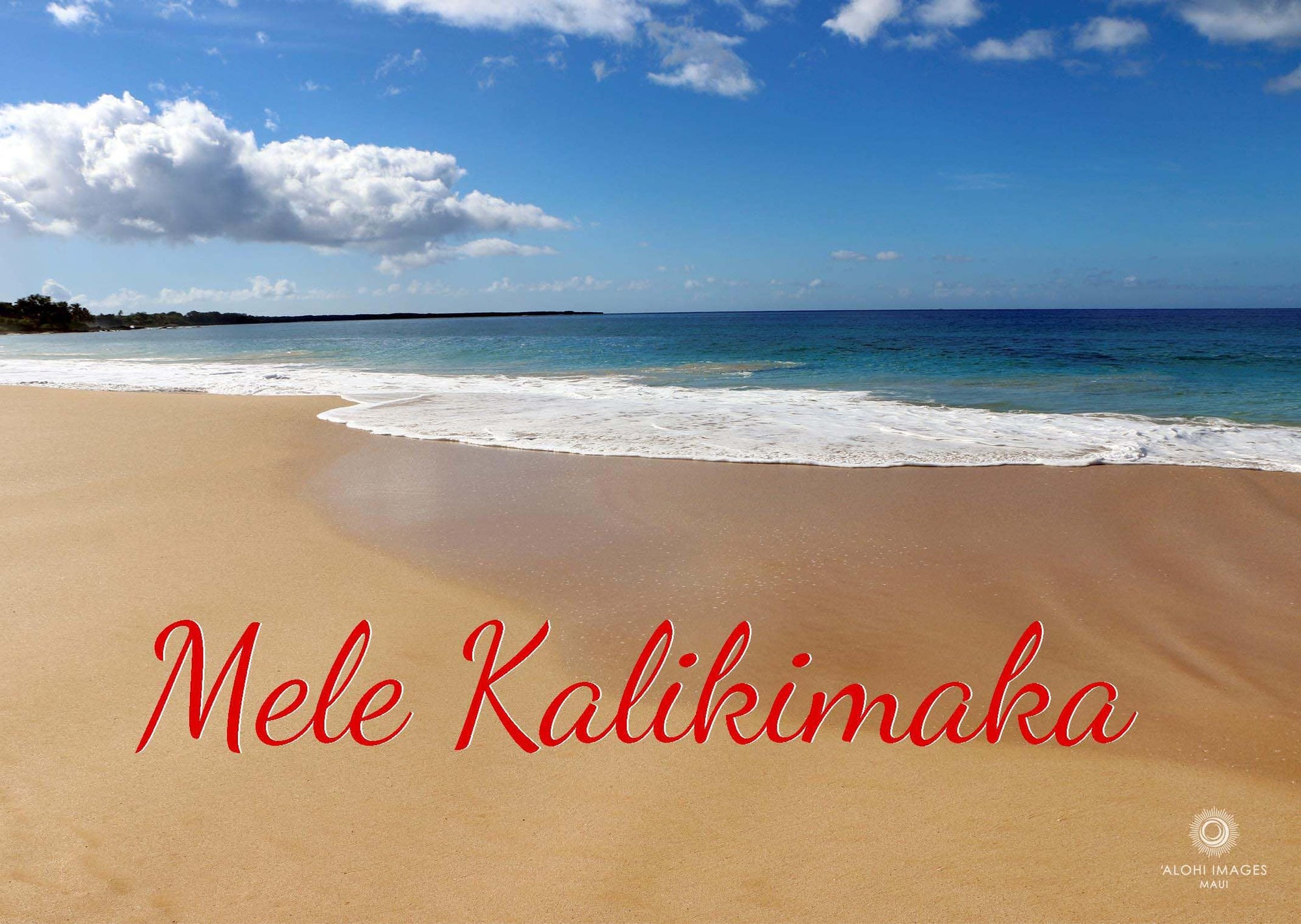 Oneloa Mele Kalikimaka Card Set