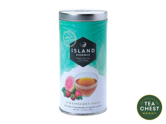 Pop-Up Mākeke - Tea Chest Hawaii - Strawberry Hula Loose Leaf Tea - Front View