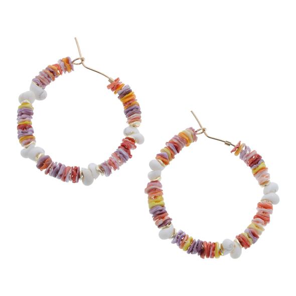 Pop-Up Mākeke - 21 Degrees North Designs - Temoe Hoop Earrings