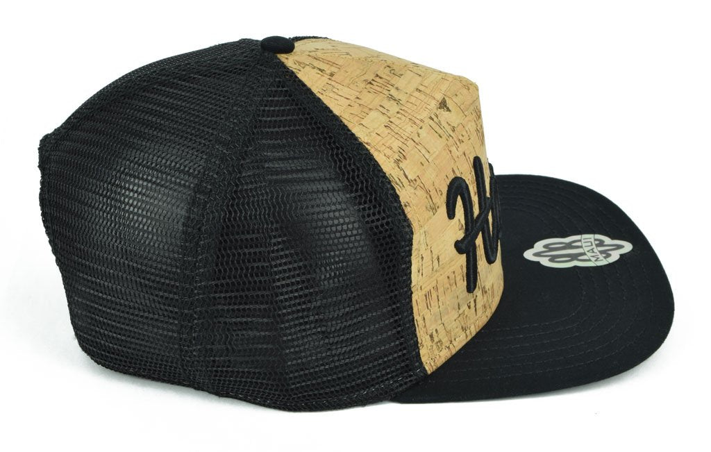 Pop-Up Mākeke - 808 Clothing - Hawaii 3D Flat Bill Hat - Side View