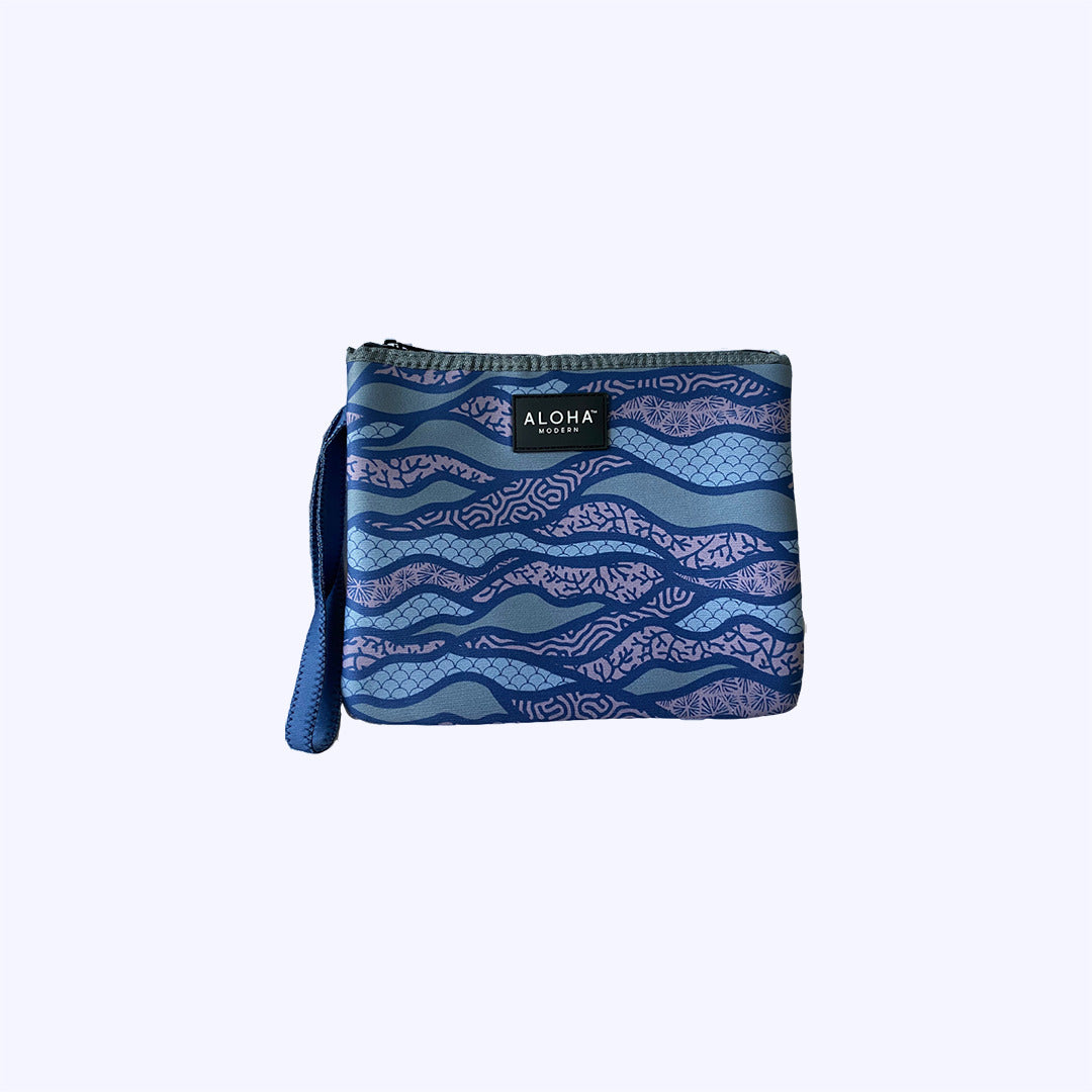Pop-Up Mākeke - Aloha Modern - Pūkoʻa Neoprene Pouch - Front View