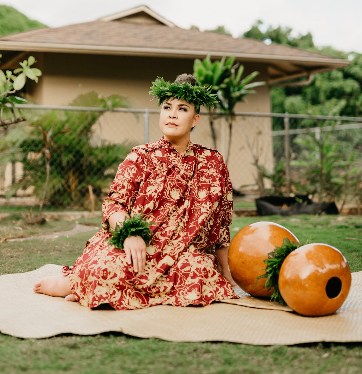 Pop-Up Mākeke - Beté Mu‘u Nite Pullover Shirt & Pantaloons - Outside