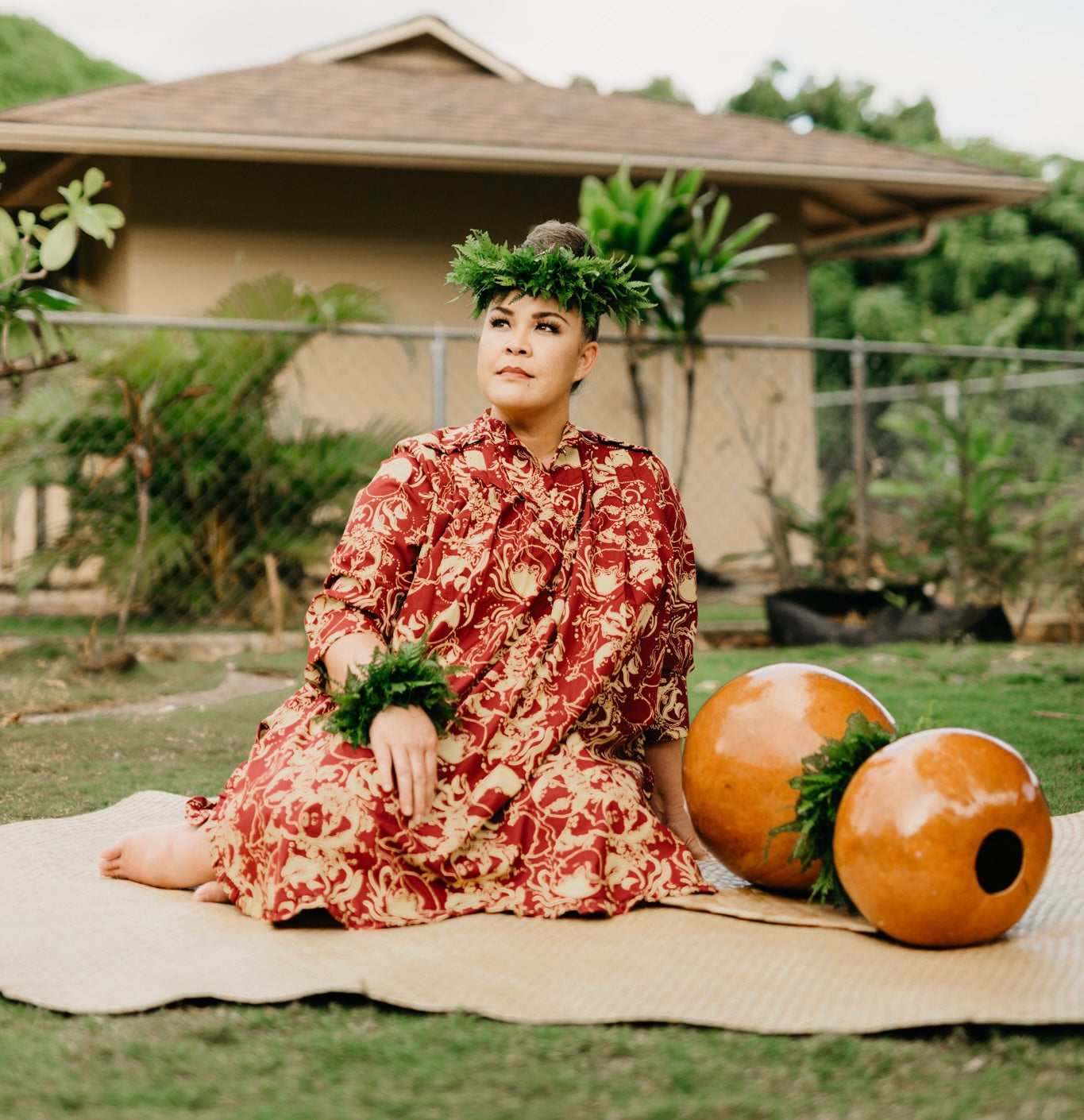 Pop-Up Mākeke - Beté Mu‘u Nite Pullover Shirt & Pantaloons - Outside