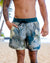 Pop-Up Mākeke - Coconut Men's Elastic Waist Boardshorts - Front View