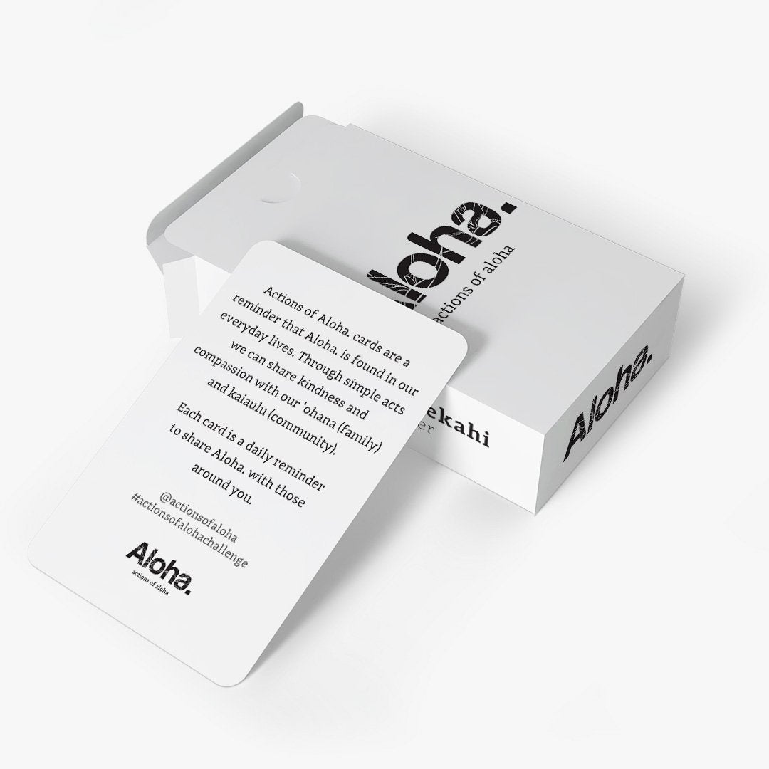 Pop-Up Mākeke - DTL LLC - Actions of Aloha Action Cards - Deck 1