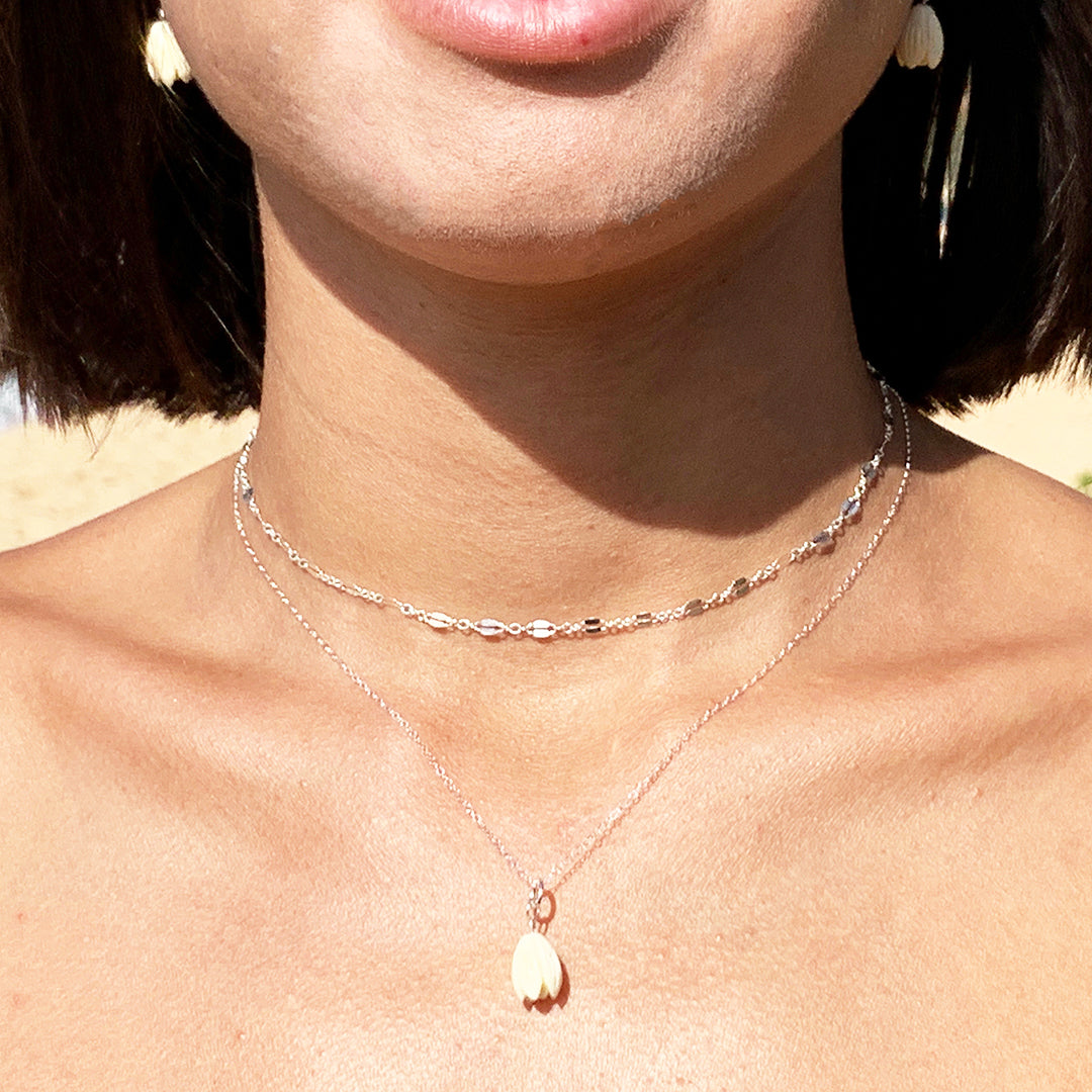 Pop-Up Mākeke - Debby Sato Designs - Pikake Sterling Silver Necklace