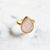 Pop-Up Mākeke - Flotsam & Co. - Rose Quartz Gold Vermeil Ring